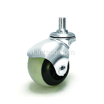 Màu xám TPR Ball Caster Bánh xe loại vít cho đồ nội thất